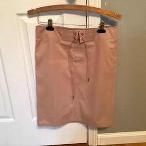 Vintage Gucci Tom Ford 2002 Pink Tie Front Cargo Skirt - Size 44